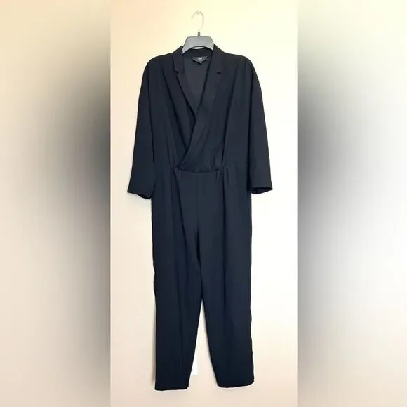 J. Crew 365 Gyro Faux Wrap Lapel Jumpsuit - Picture 8 of 12